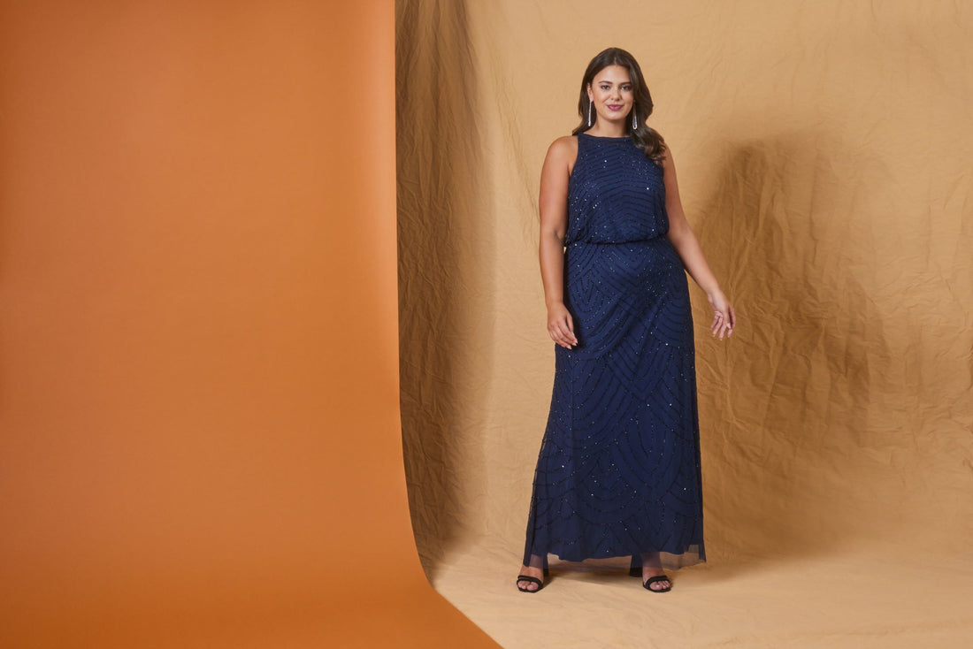 Elegant Plus-Size Mother of the Bride Dresses: From Beaded Gowns to Simple Crepe Styles
