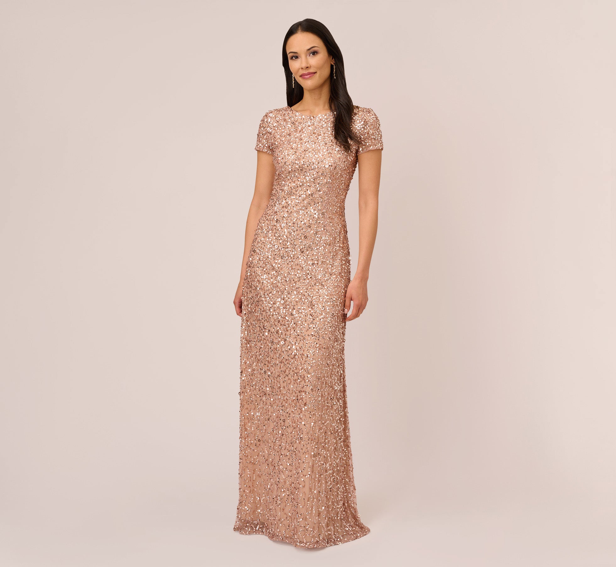Rose Gold Sequins Dresses | Cocomelody®
