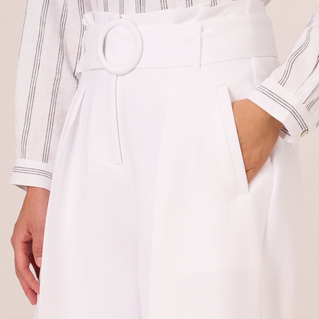 Belted Paperbag Mia Pants #flowy #pants #outfit #wedding Details