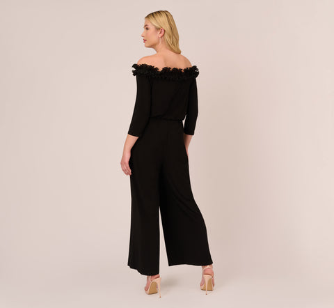 Plus Size Signature Blouson Jumpsuit In Black