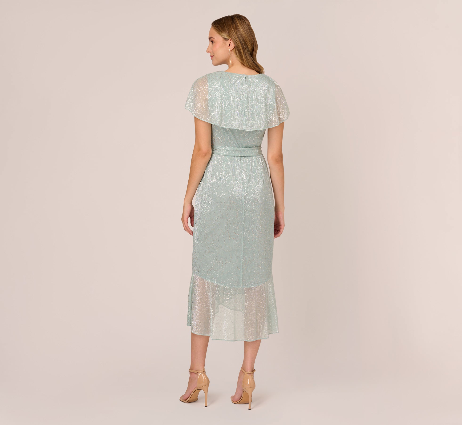 Adrianna papell mint dress best sale