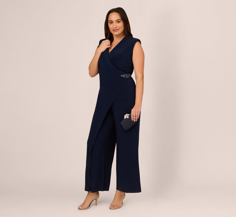 Plus size jersey jumpsuit online