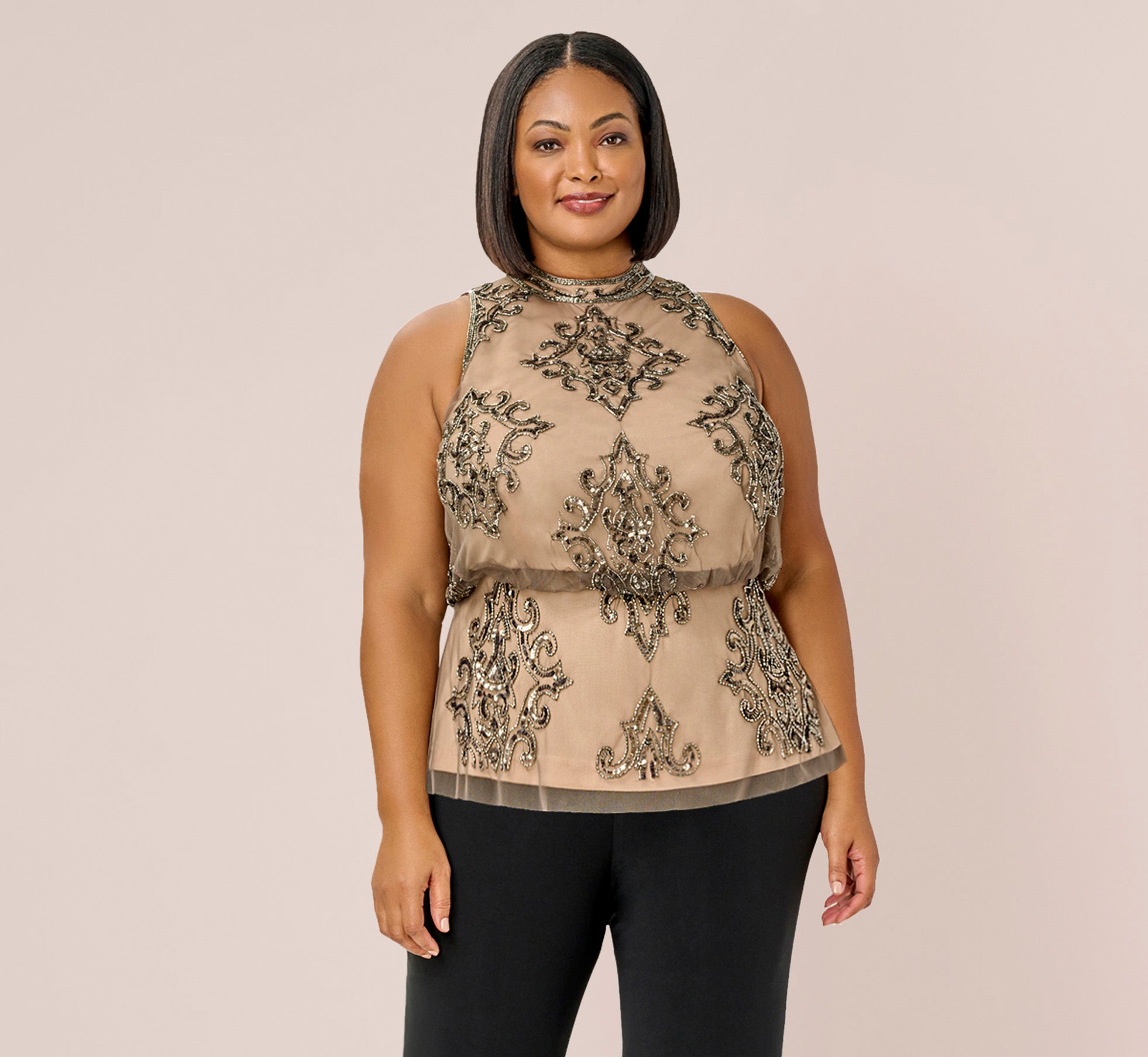 Adrianna papell sale plus size clearance