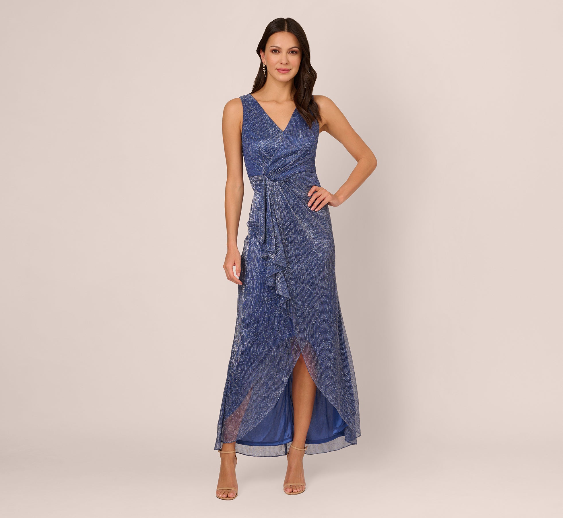 Faux Wrap Gown