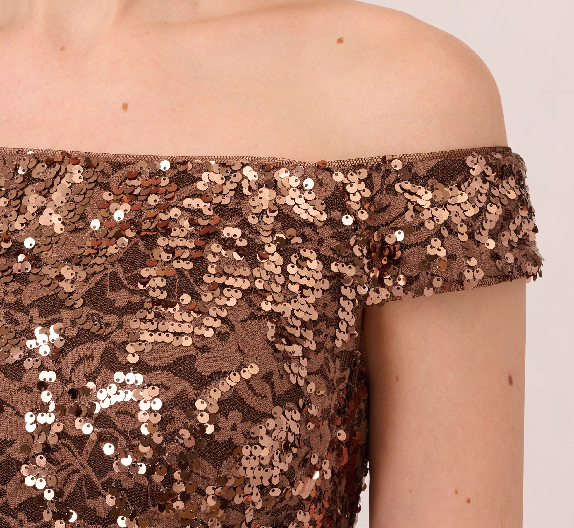 Copper sales glitter dress