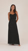 Art Deco Beaded Blouson Gown In Black