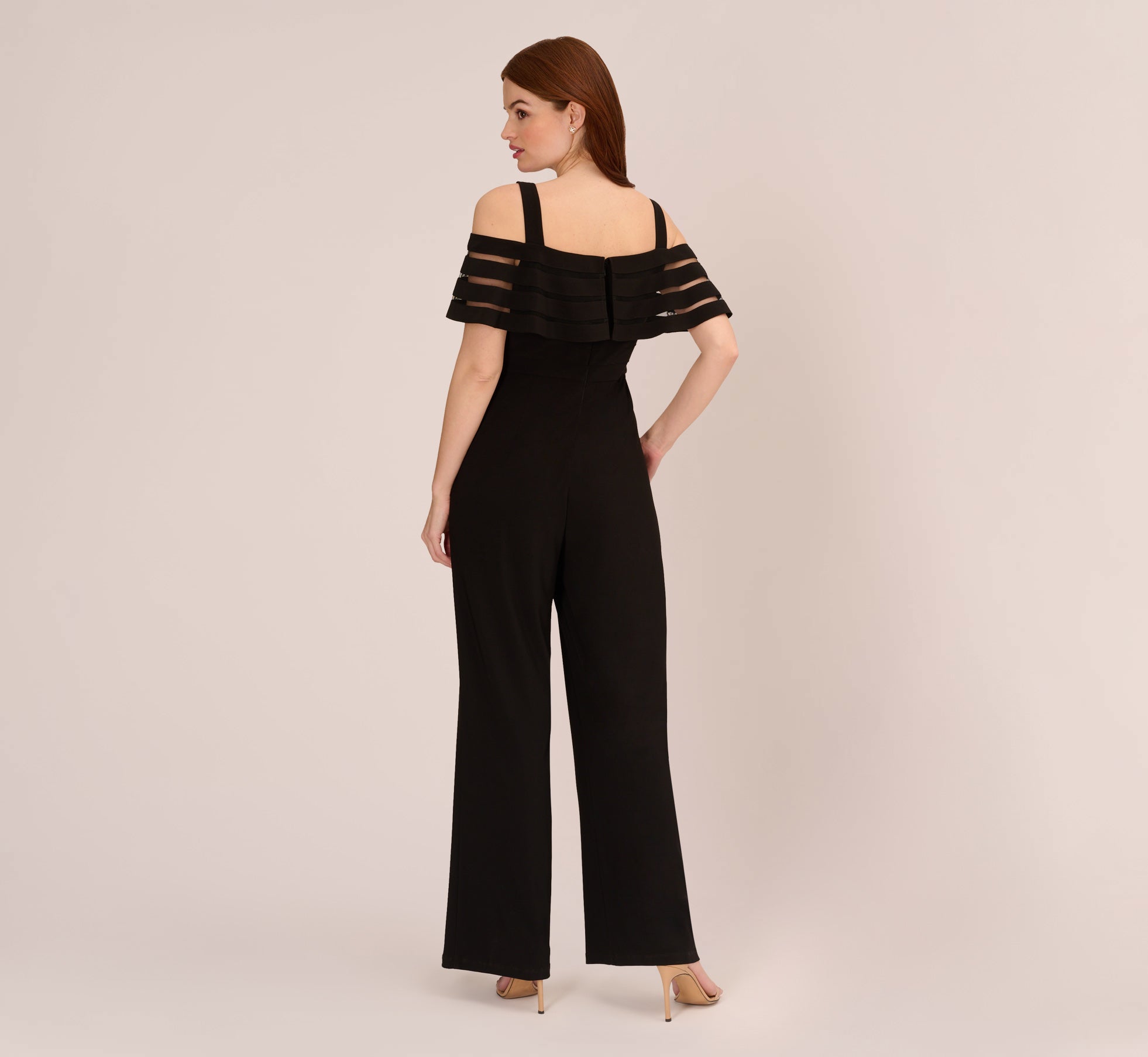 Nwt BB Dakota Jumpsuit Aryes popular Off-the-Shoulder Ruffle Black Pockets women’s sz S