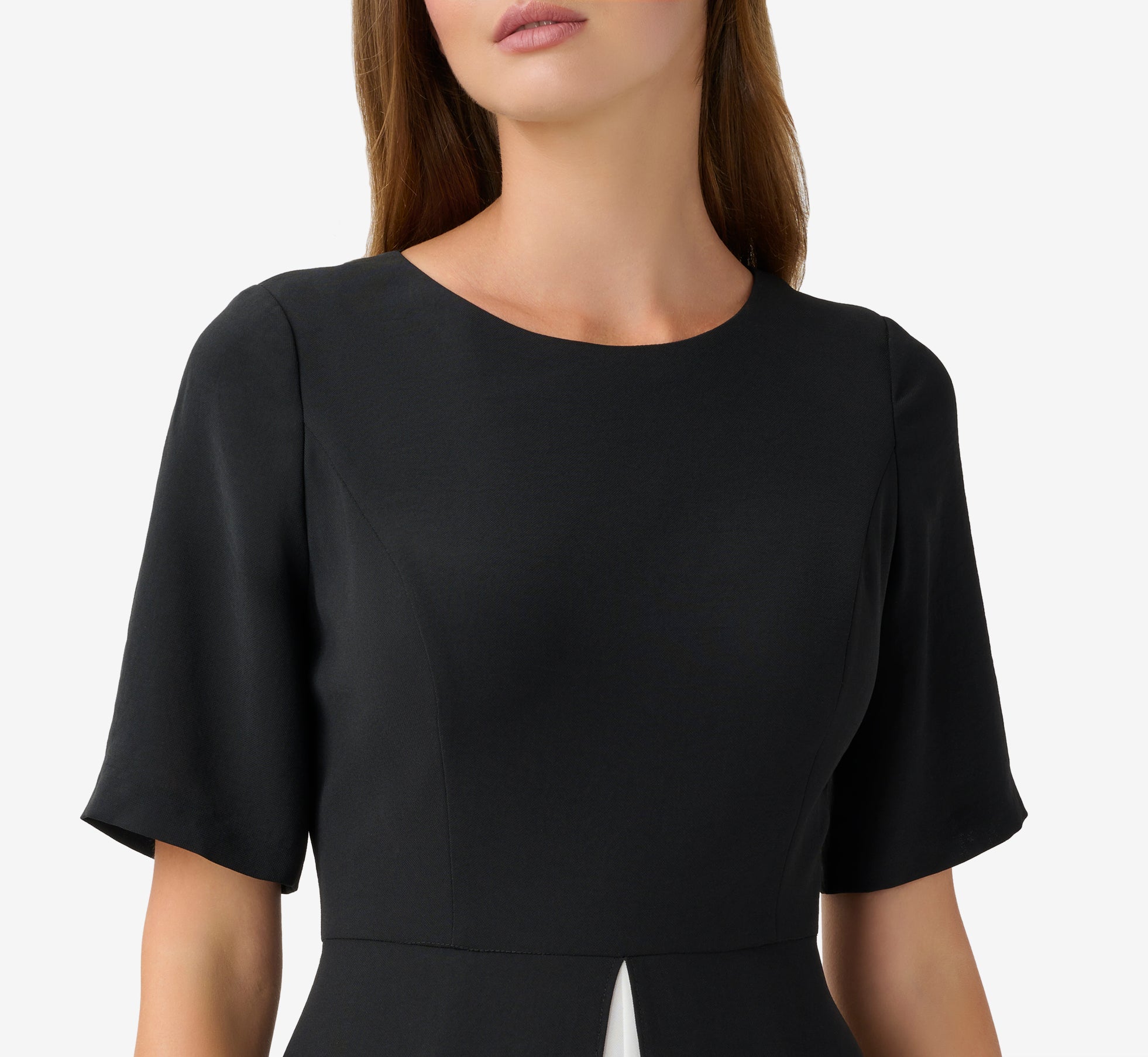 Adrianna papell gauzy crepe dress sale