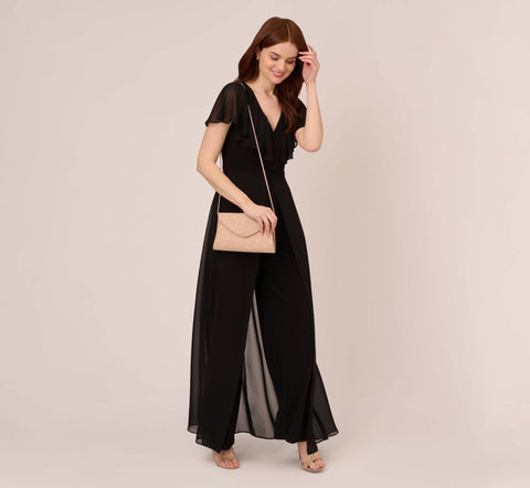 Chiffon skirt jumpsuit hotsell