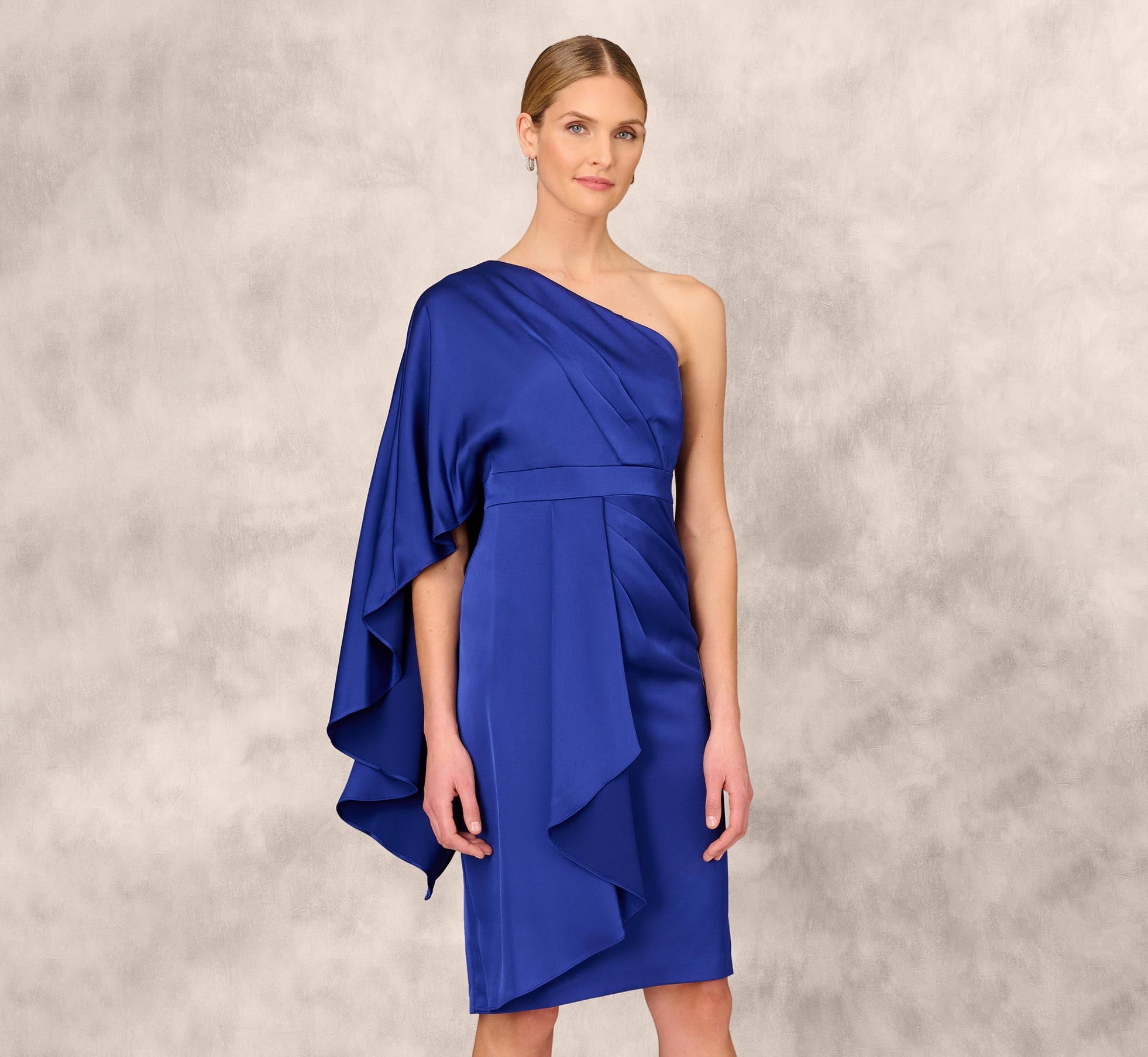 One shoulder sheath discount dress